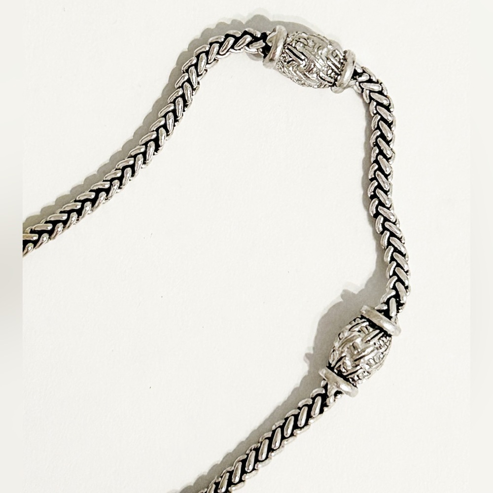 Napier Silver Necklace with Intricate Accents - Picture 8 of 14